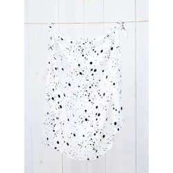 2-pack SWADDLE / GULPEKLUT - Bambus Dots grey&white