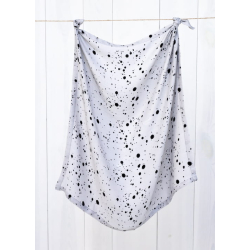2-pack SWADDLE / GULPEKLUT - Bambus Dots grey&white