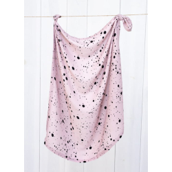 2-pack SWADDLE / GULPEKLUT - Bambus Dots grey&pink
