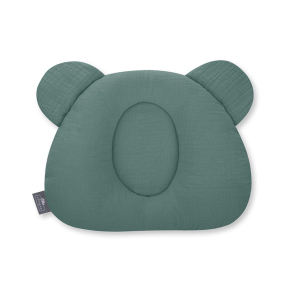 Musselin Babypute Panda OCEAN GREEN