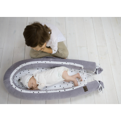 BABYNEST VELOUR DOBBELTSIDIG SAND