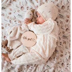  OH GIRL treskilt 12cm MINNESKILT