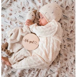  OH GIRL treskilt 12cm MINNESKILT