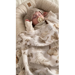 Babynest og sengekant 2i1 - LIN NATURE BEIGE