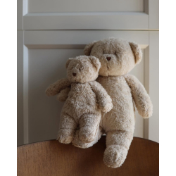 PAKKEPRIS: MOONIE 2.0 ORGANIC CAPPUCINO Sovebamse med lyd og lys + MINI SENSORISK MOONIE