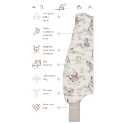 SOVEPOSE/NATTPOSE MED BEN 36+ mnd Animals Garden 2,5TOG