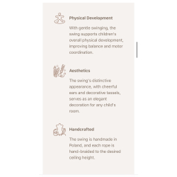 HUSKE VELVET SWING SAND