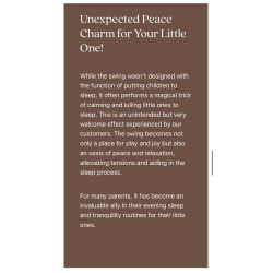 HUSKE VELVET SWING SAND