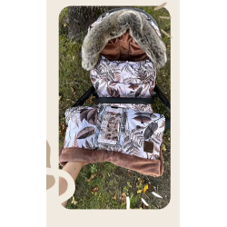 Hndmuffe / Hndvarmer Sepia Rose 