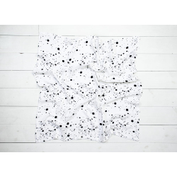 2-pack SWADDLE / GULPEKLUT - Bambus Dots grey&white