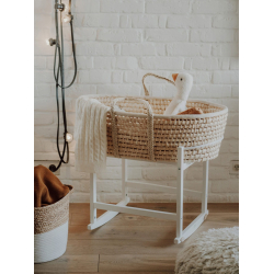 PAKKEPRIS!  MOSSESKURV + GYNGESTATIV HVIT