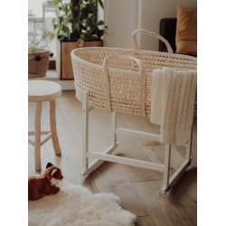 PAKKEPRIS!  MOSSESKURV + GYNGESTATIV HVIT