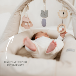 SLEEPEE MODULAR BABYNEST 4in1 Babynest+Sengekant+Babygym+WhiteNoiseLydmodul