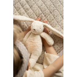 MOONIE KANIN 2.0 ORGANIC SAND Sovebamse med lyd og lys