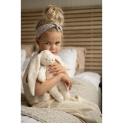 MOONIE KANIN 2.0 ORGANIC SAND Sovebamse med lyd og lys