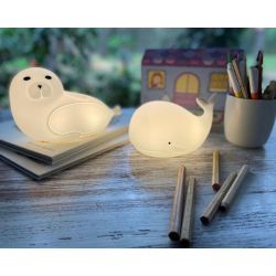 MYK NATTLAMPE MED FJERNKONTROLL - SEL - RABBIT &amp; FRIENDS