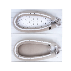 BABYNEST VELOUR DOBBELTSIDIG SAND