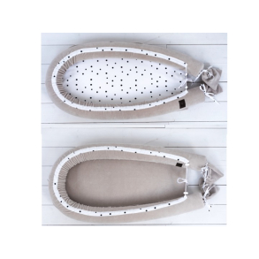 BABYNEST VELOUR DOBBELTSIDIG SAND