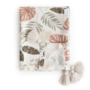 BABYTEPPE MED DEKORATIVE DUSKER JUNGLE BOOGIE / SWADDLE