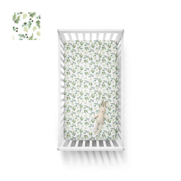 Laken til sprinkelseng 60x120cm Forest