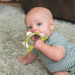BITELEKE DINO ROSA - Smily Mia The Dinosaur , Soft &amp; Durable Silicone Teether