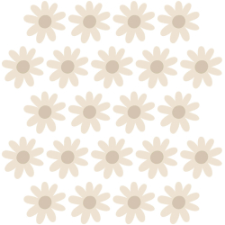 Veggklistremerke - MINI FLOWERS