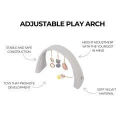 SLEEPEE MODULAR BABYNEST 4in1 Babynest+Sengekant+Babygym+WhiteNoiseLydmodul