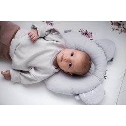 Musselin Babypute Panda OCEAN GREEN