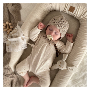 Babynest og sengekant 2i1 - LIN NATURE BEIGE