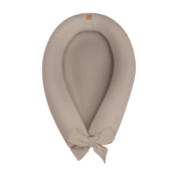 Babynest og sengekant 2i1 - LIN DARK BRUN