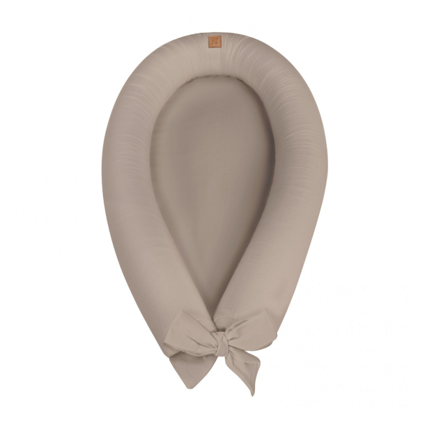 Babynest og sengekant 2i1 - LIN DARK BRUN