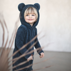 TEDDY HELDRESS - FUZZY BROWN JUMPSUIT 