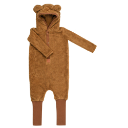 TEDDY HELDRESS - BEIGE EARED JUMPSUIT 