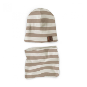 Stripes beige SETT / Hals + lue