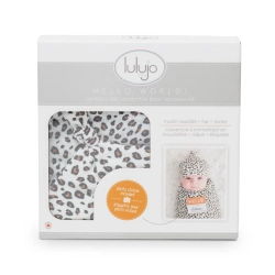 FOTOTEPPE + MILESTONE CARDS  LEOPARD   HELLO WORLD