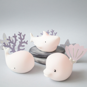 OCEAN MINI LAMPE SETT - RABBIT & FRIENDS