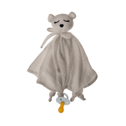 KOSEKLUT BJRN I MUSSELIN, BRUN