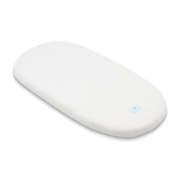 Laken Vogn/Vugge/Moseskurv Musselin HVIT