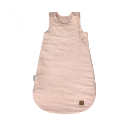 MUSSELIN NATTPOSE - 2,5TOG  0-12mnd,   SEPIA ROSE GOLD DOTS