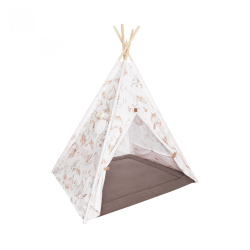 TIPI TELT BOHO Premium tipi med lekematte og puter