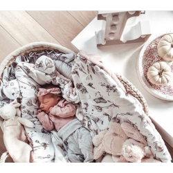 SOVEPOSE (BABYWRAP) &amp; LEKETEPPE 2in1 - NATURE - PINK