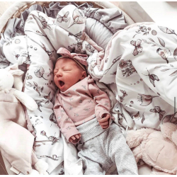 SOVEPOSE (BABYWRAP) &amp; LEKETEPPE 2in1 - NATURE - PINK