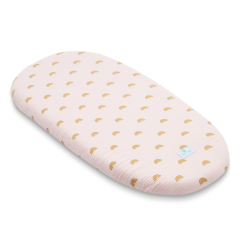 Laken Vogn/Vugge/Moseskurv Musselin Rainbow