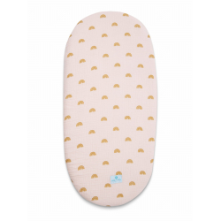 Laken Vogn/Vugge/Moseskurv Musselin Rainbow