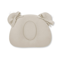 Musselin Babypute Panda SAND