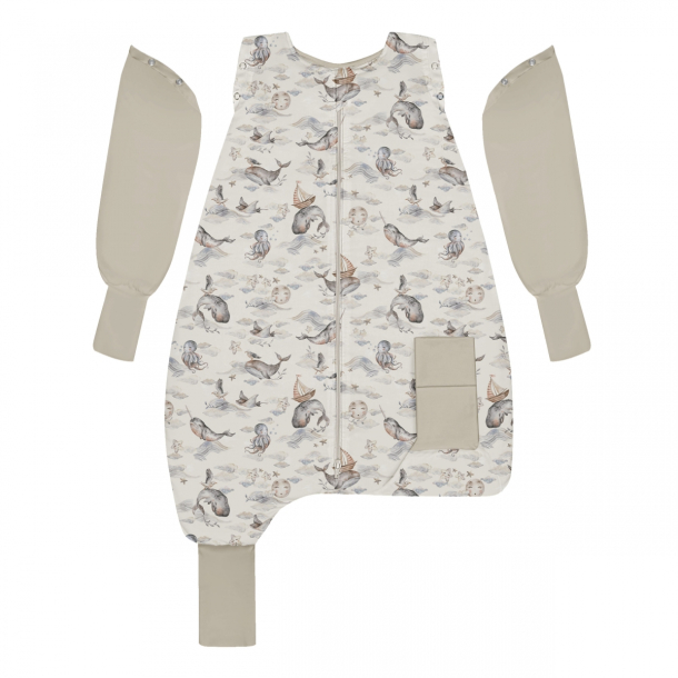 NATTPOSE/SOVEPOSE MED BEN OG ARMER 36+ mnd MAGIC Sea Animals - 2.5TOG