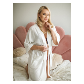 MORGENKPE/KIMONO Linen - Ecri