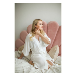 MORGENKPE/KIMONO Linen - Ecri