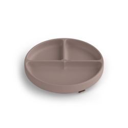 TALLERKEN med inndeling og sugekopp - PINK