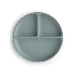 TALLERKEN med inndeling og sugekopp - BLUE